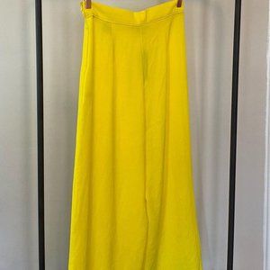 Yellow culottes